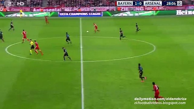 2-0 Thomas Müller GOAL - Bayern München v. Arsenal 04.11.2015 HD