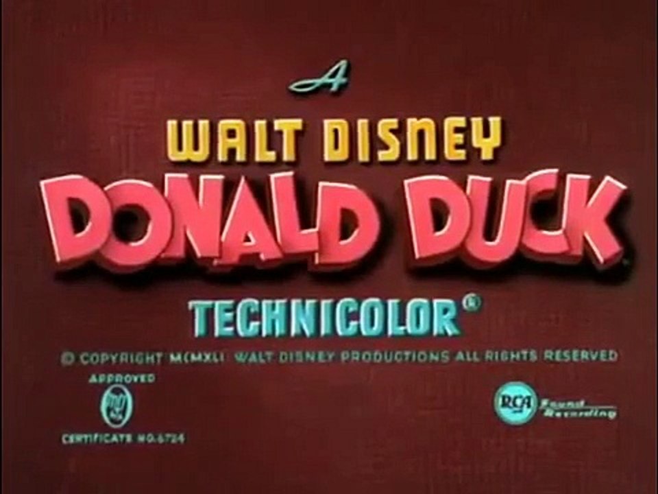 Donald Duck Donald's Camera -Disney Cartoon Episode