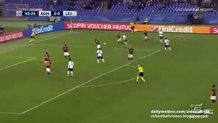 2-1 Admir Mehmedi Amazing GOAL - Roma v. Bayer Leverkusen 04.11.2015 HD