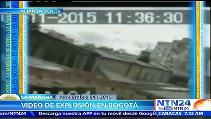 Así fue registrada la explosión que dejó 27 heridos en laboratorio de Bogotá
