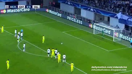 1-0 Sven Kums Penalty GOAL - KAA Gent v. Valencia 04.11.2015 HD