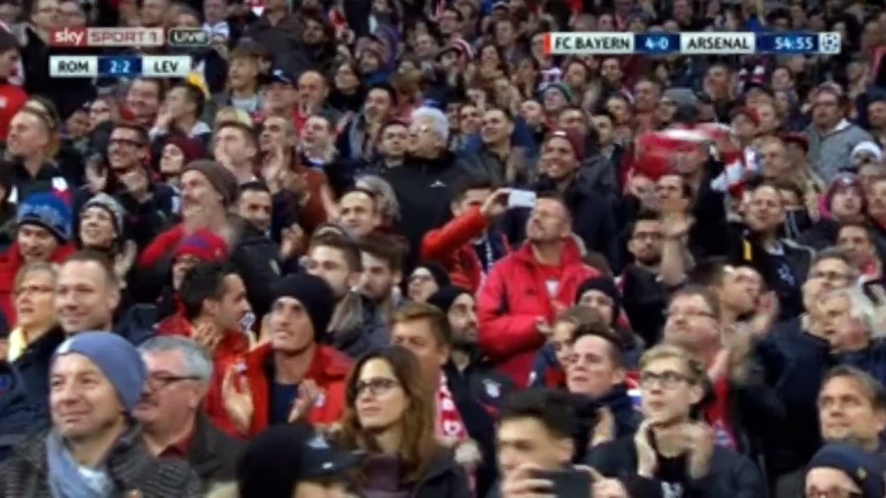 Arjen Robben Goal 4-0 Bayern Munich vs Arsenal 04.11.2015 (HD)