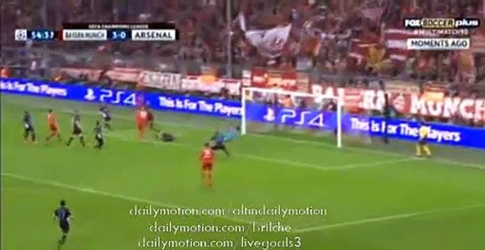 4-0 Arjen Robben Fantastic GOAL Bayern v. Arsenal Champions League 04.11.2015 HD