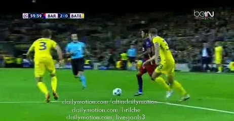 LUIS SUAREZ GOAL FC Barcelona 2 - 0 BATE Borisov 11-4-2015