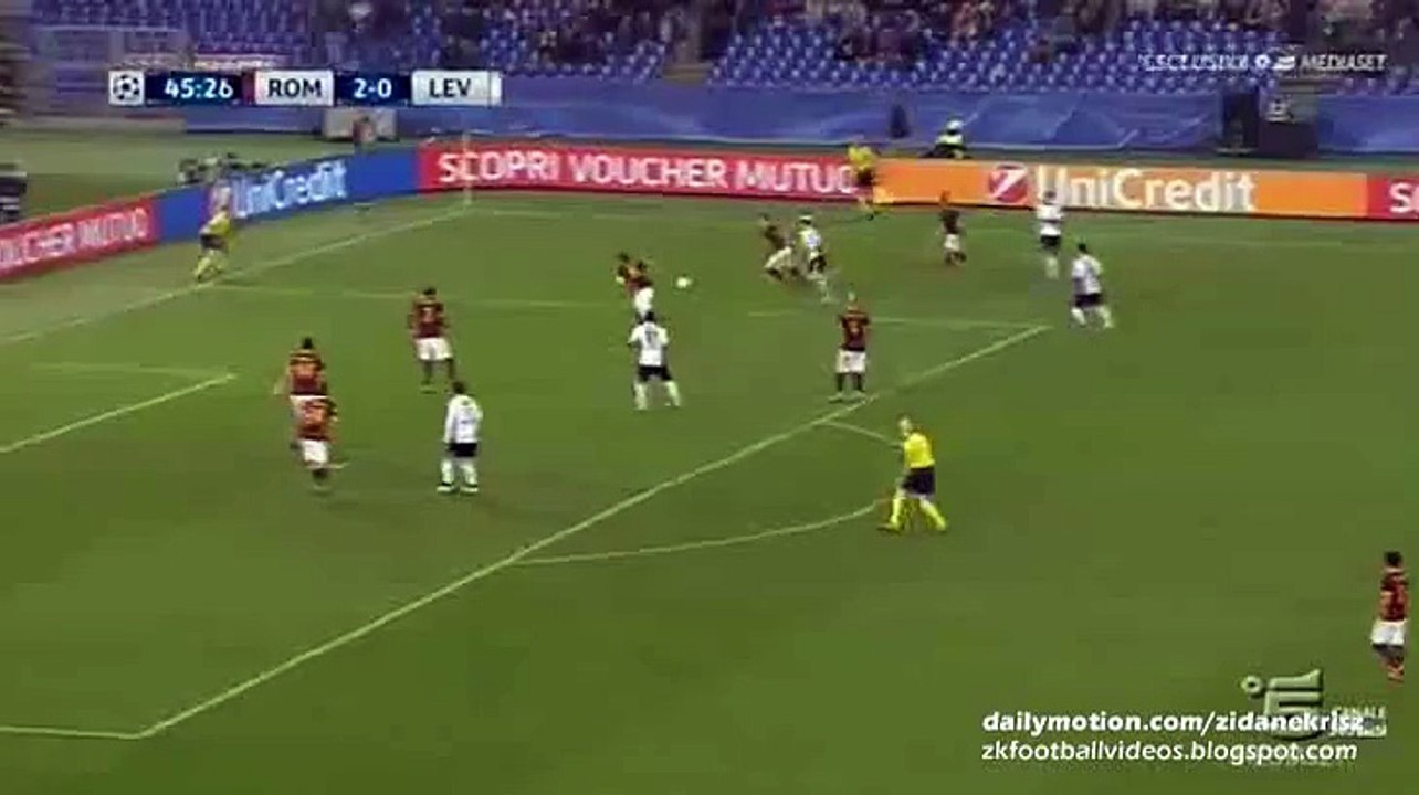 Admir Mehmedi 2-1 Amazing GOAL - Roma v. Bayer Leverkusen 04.11.2015 HD