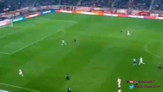 Felipe Pardo Goal - Olympiakos Piraeus 1-1 Dinamo Zagreb 2015