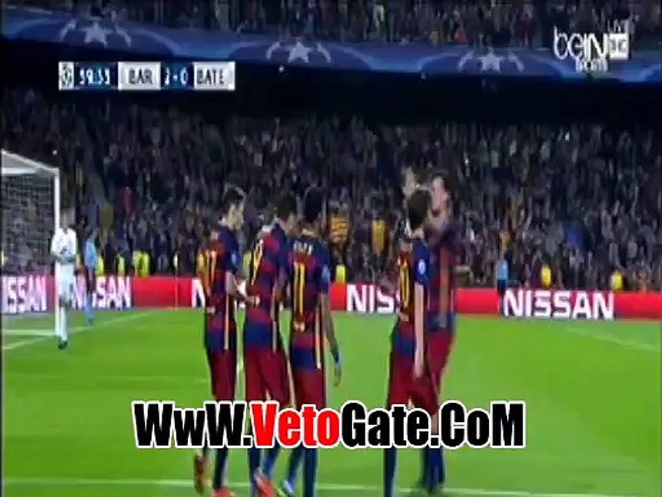 لويس سواريز"يتقدم بالهدف الثانى برشلونه فى باتى بوريسوف