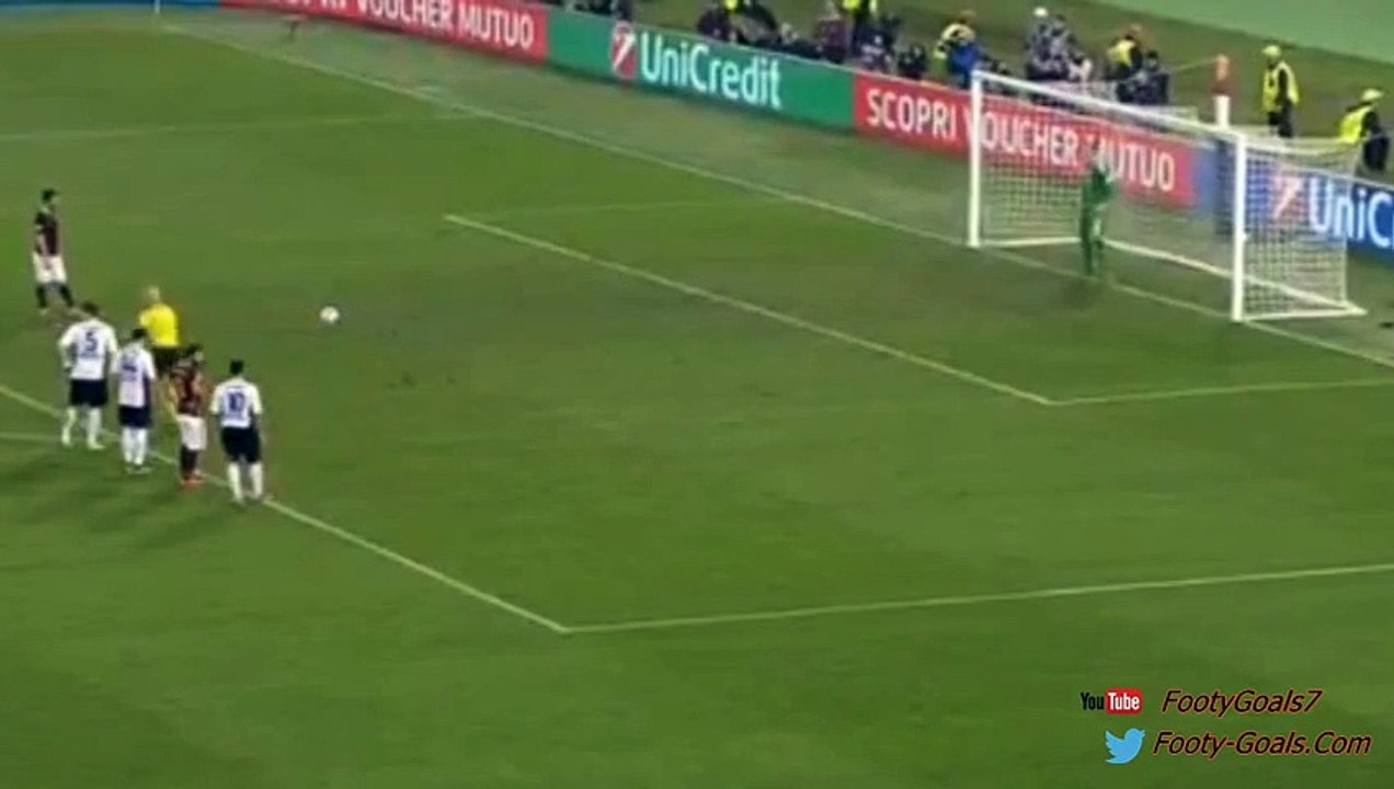 Miralem Pjanić Goal - AS Roma vs Bayer Leverkusen 3-2 2015