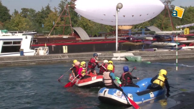 L'HYDROPLANE ET LE RAID JEUNESSE DU PAS-DE-CALAIS A LA FETE DE L'EAU
