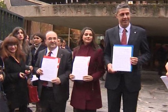 C's, PP y PSC en el TC contra la independencia catalana