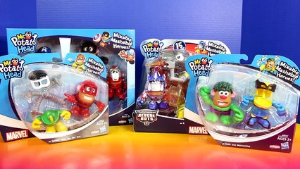 Rescue Bots Mr. Potato Head Hulk Wolverine Spider-man Captain America