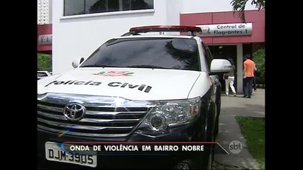 Bairro nobre de São Paulo registra feriado violento