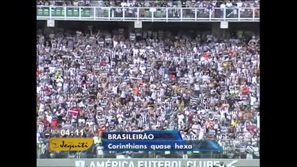 Corinthians vence jogo decisivo contra o Galo e pode ser campeão na 34ª rodada