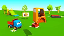 Kid's 3D Construction Cartoons for Children - Leo's PICK-UP Truck! Inspired by TuTiTu cartoon