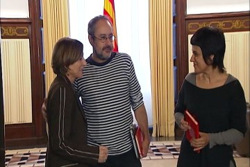 La CUP comunica a Forcadell que no apoyará a Mas