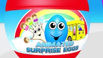 DINOSAURS for Kids | Surprise Eggs Different Sizes! 3D Animated Surprise Eggs | Learn Colo