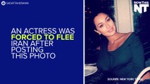 Actress Flees Iran After Posting Photos Without A Hijab