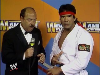 WWF Wrestlemania III - Ricky Steamboat Interview