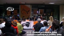 #Corse #Amnistia #Territoriale2015 Intervention de Jean Marie Poli @Sulidarita Réunion Publique @Corsica_Libera