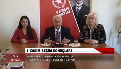 Doğu Perinçek, 1 Kasım seçimleri sonrası değerlendirme yaptı