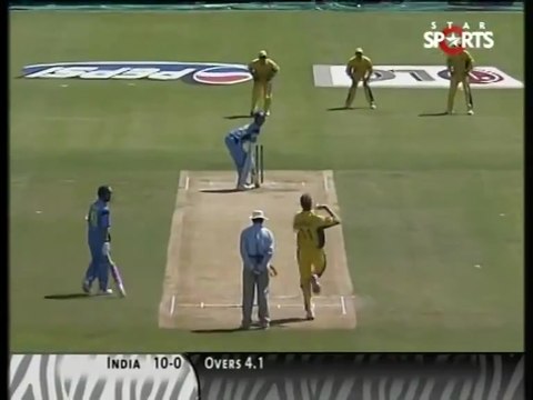 India vs Australia 2003 World Cup Group Match Highlights