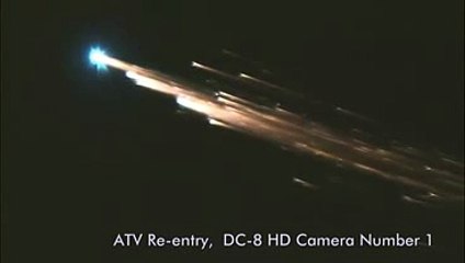 Watch a 2,300 kg piece of space junk collide with Earth