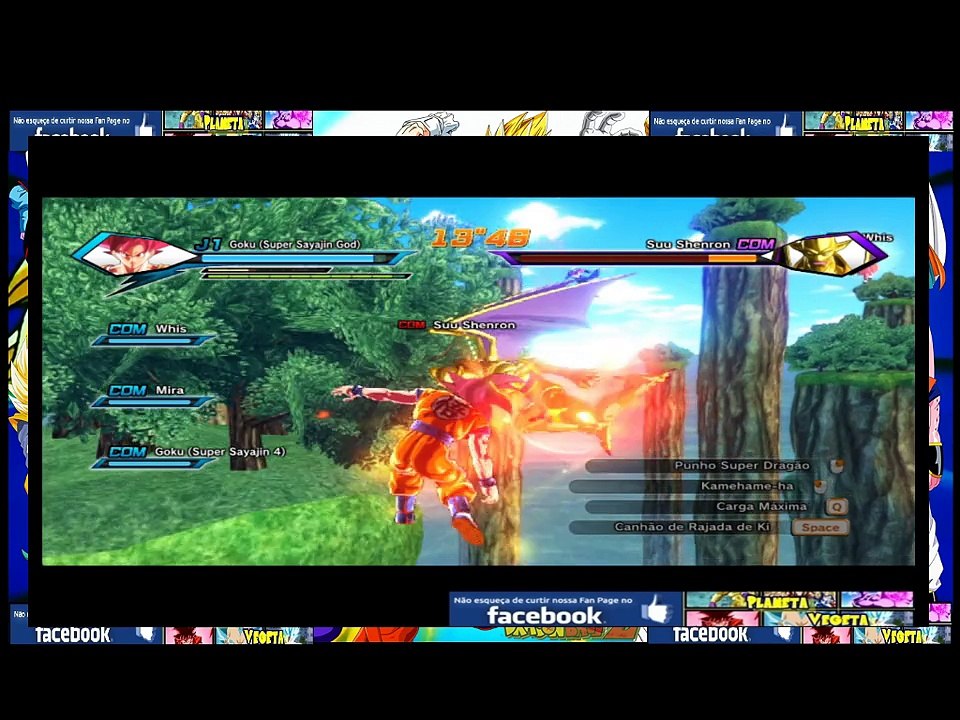 Dragon Ball Xenoverse Ssj Goku Deus VS Li Shenlong