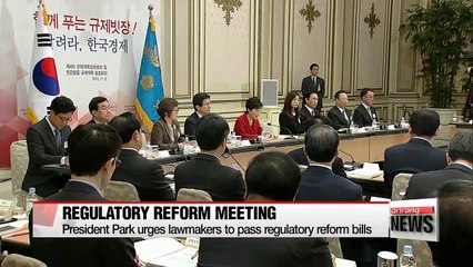 President Park holds regulatory reform meeting