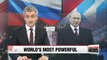 Vladimir Putin tops Forbes' most powerful people list