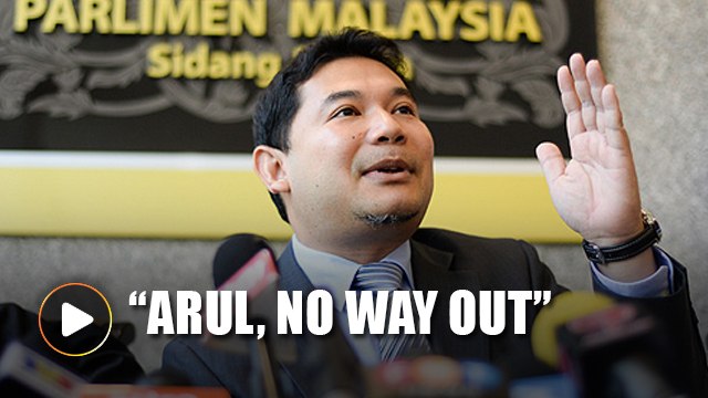 Rafizi: No way out for 1MDB boss Arul