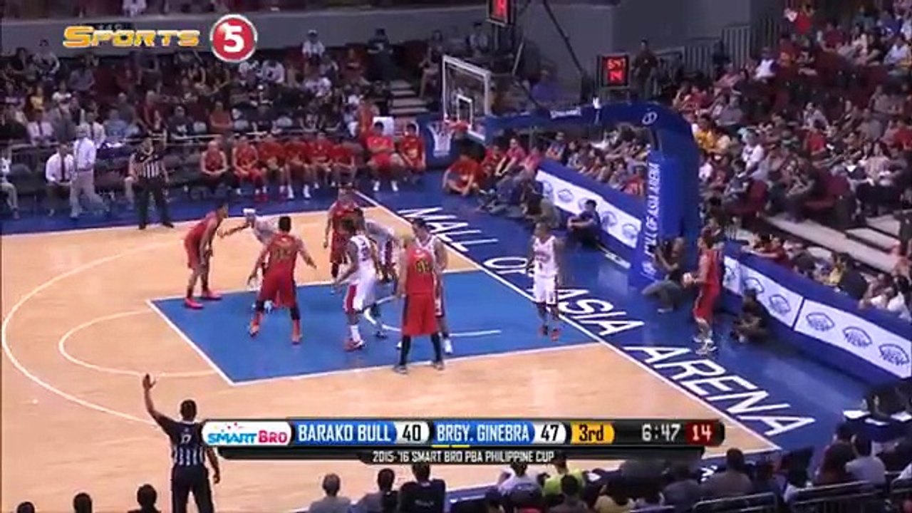 Barako Bull vs. Ginebra [3rd Quarter]Philippine Cup October 31,2015