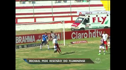 Jogador do Fluminense pede rescisão e desiste da carreira