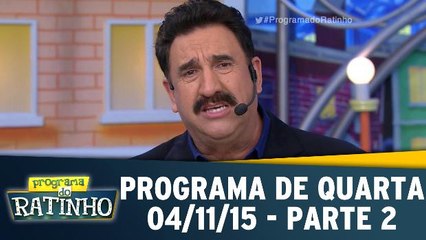Programa do Ratinho - 04.11.15 - Quarta - Parte 2