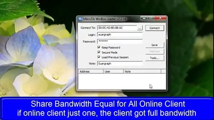 Bandwidth Management on Mikrotik Winbox with PCQ