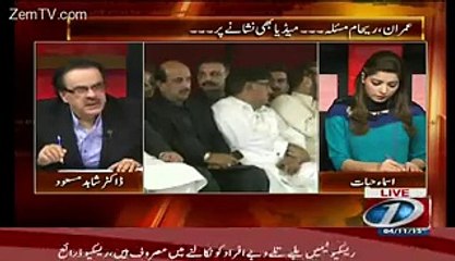 Dr Shahid Masood Gives Advice To Imran Khan