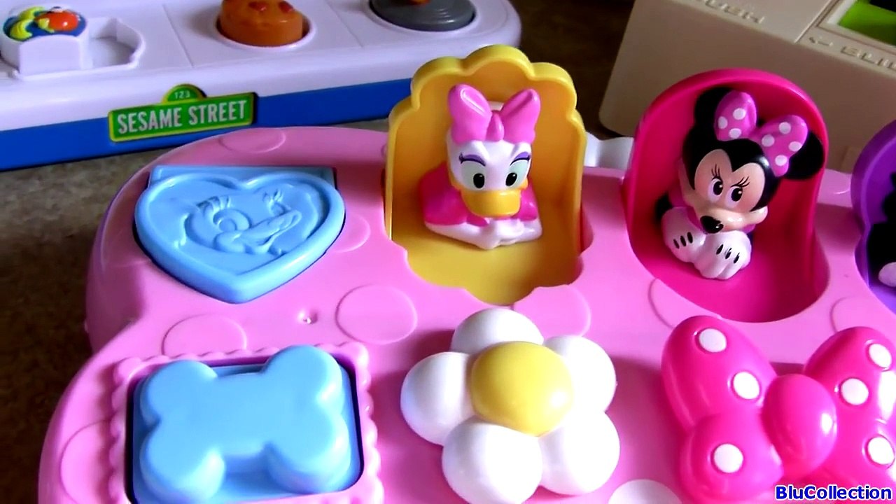 Disney Poppin' Pals Mickey Minnie Goofy Donald Daisy Pluto Dumbo Pop-Up Baby Toy Cookie Monster