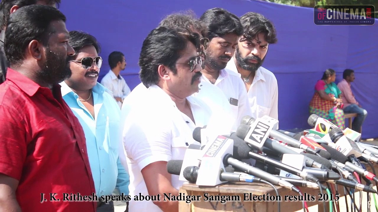 J. K. Rithesh speaks about Nadigar Sangam Election results 2015