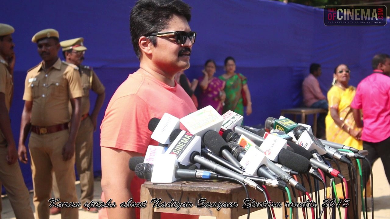 Karan speaks about Nadigar Sangam Election results 2015