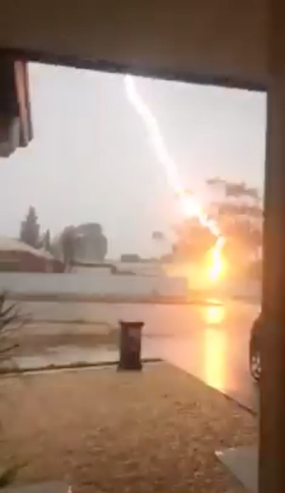 Close Call With Whyalla Lightning Strike