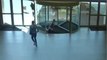 Shoplifter Can’t Manage The Glass Door
