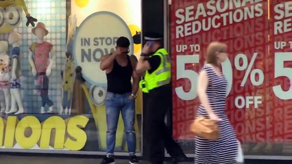 Epic Cotton Bud Prank On Police Officer! Funny Videos Pranks 2015