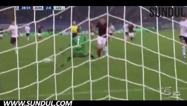 Champions League | AS Roma 3-2 Bayer Leverkusen | Video bola, berita bola, cuplikan gol