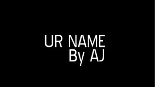 Your name By Ati AJ Young-G (English/urdu/hindi/punjabi Rap)