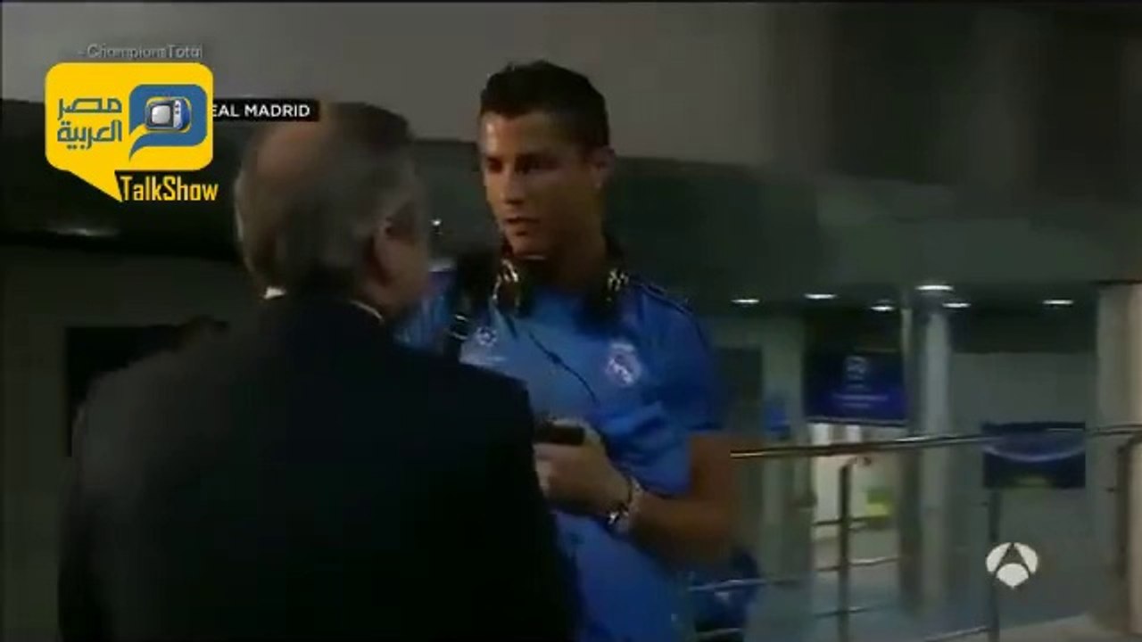 Florentino Perez slaps Cristiano Ronaldo