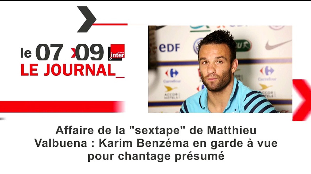 Sextape de Mathieu Valbuena : Karim Benzéma en garde à vue pour "chantage présumé"