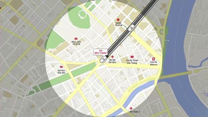 Tuyến Metro Bến Thành - Suối Tiên (bản đồ)