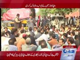 Hydro union workers  protest against wapda privatisation