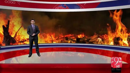 Karachi Junejo Town Main Atishzadgi – 05 Nov 15 - 92 News HD