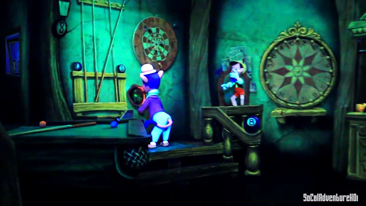 HD - Pinocchios Daring Adventure the Ride HD POV - Disneyland - Fantasyland Attraction