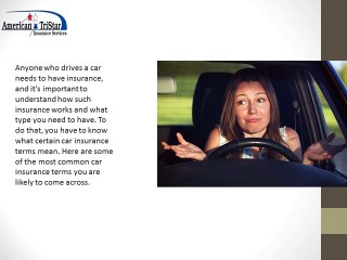 Car Insurance Terms You Need to Know-SD